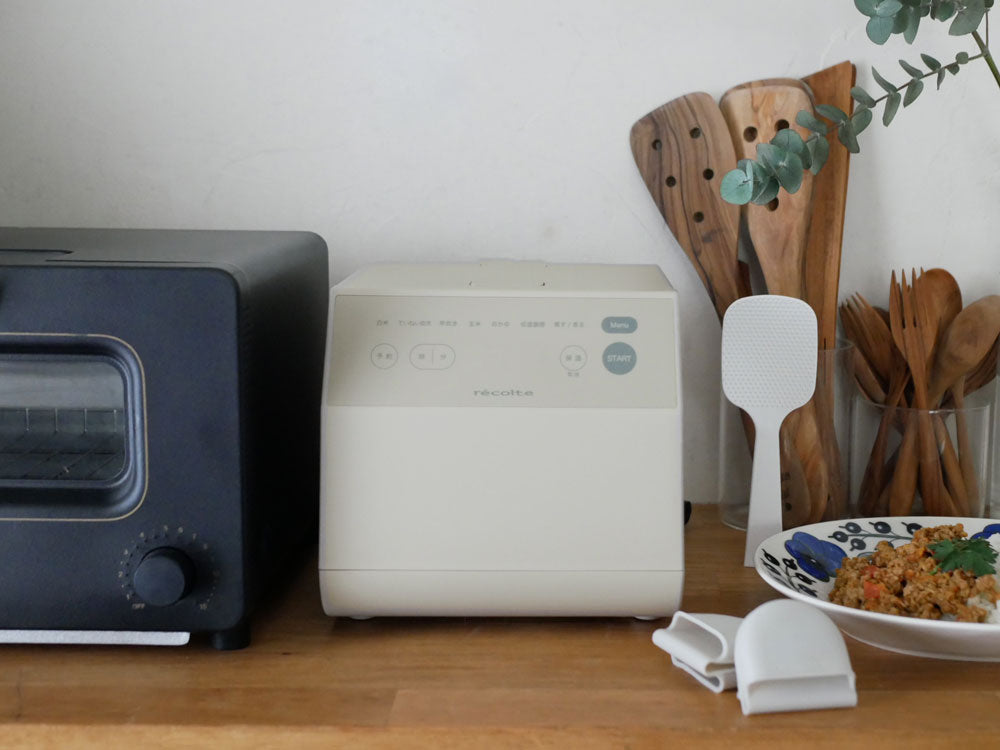 recolte＞ご飯と一緒におかずも作れるクッキングライスクッカー