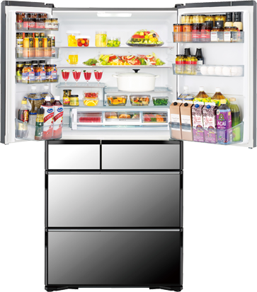 WXCタイプ R-WXC74N ： 冷蔵庫 ： 日立の家電品