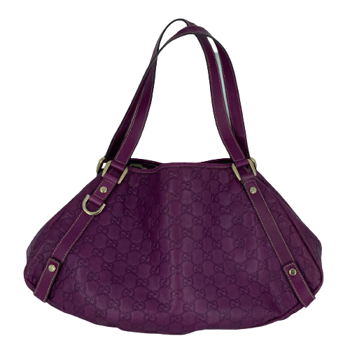 GUCCI グッチ トートバッグ バッグ グッチシマ 130736パープルの買取