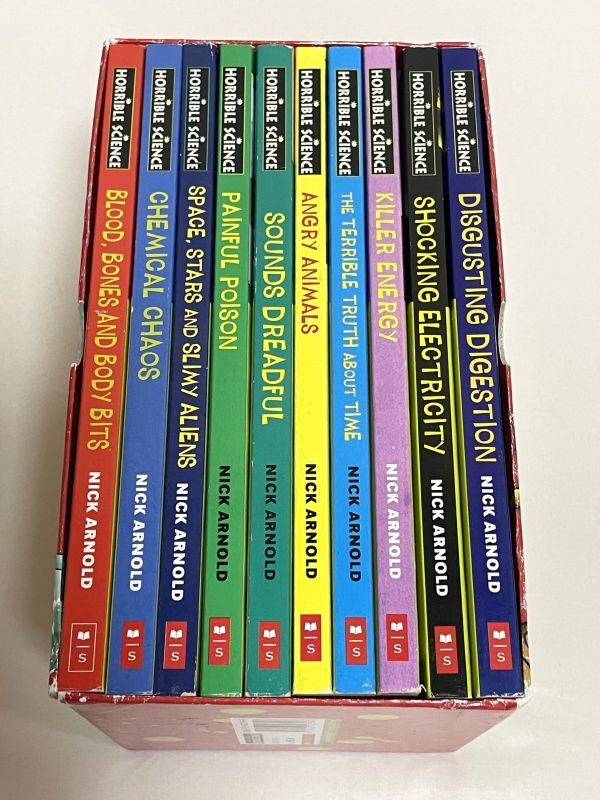英語児童書】Horrible Science 10 Book Box Set｜科学がもっと好きに