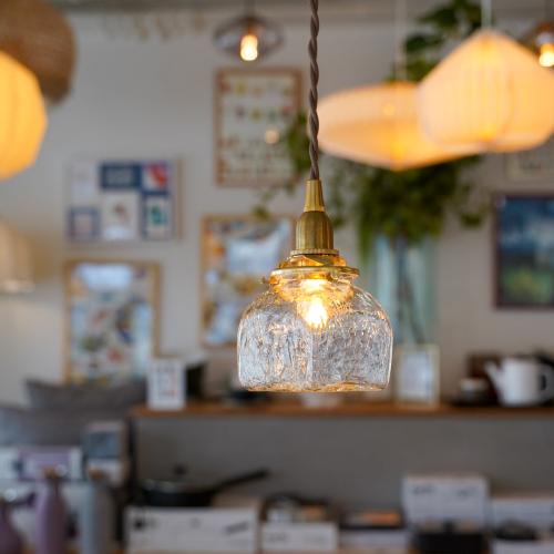 安土草多 ペンダントライト 照明 吹きガラス つりがね – タノシム