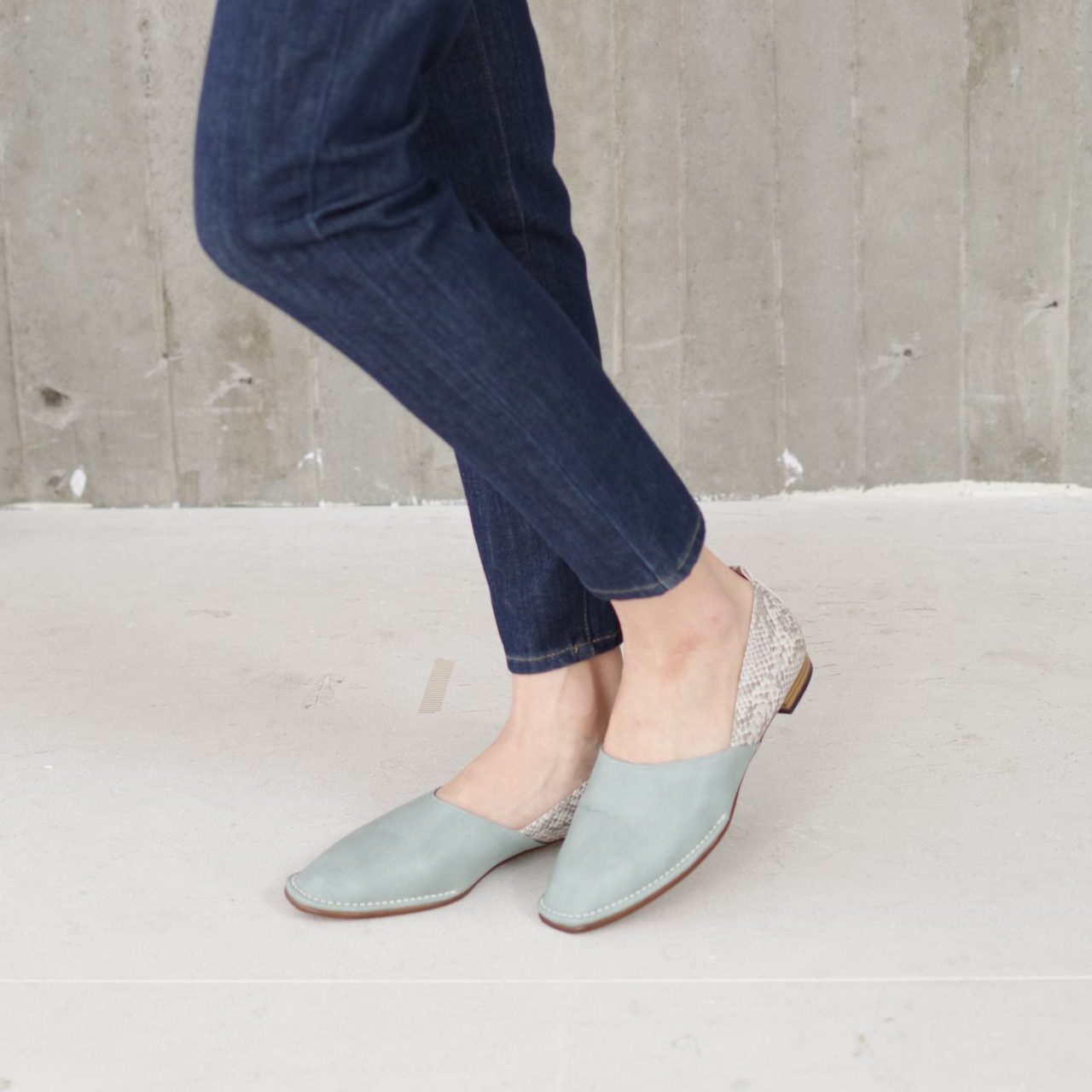 SUäSHI・スウェイシー】アウトステッチ・ドクターシューズ [R3271