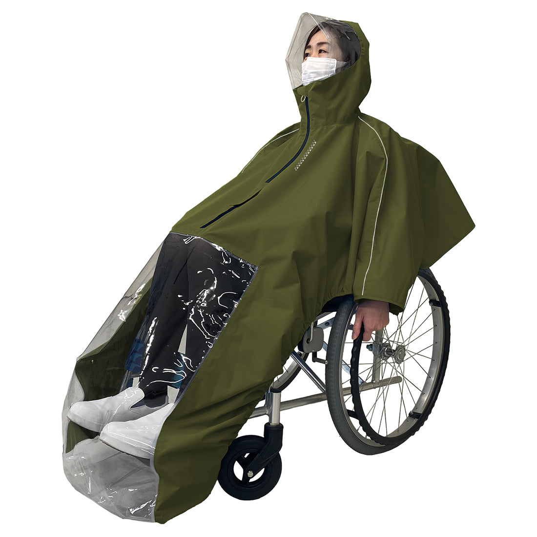 車いすレイン はおるっちゃ ポンチョ KS-002 – 弘進ゴム公式オンライン