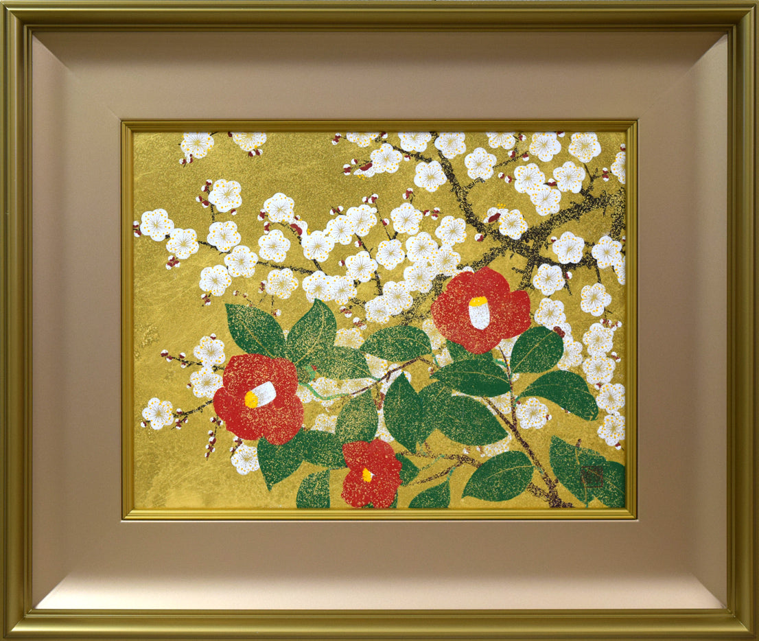 酒井抱一「七草図」複製工芸掛軸 絵画買取・販売の小竹美術