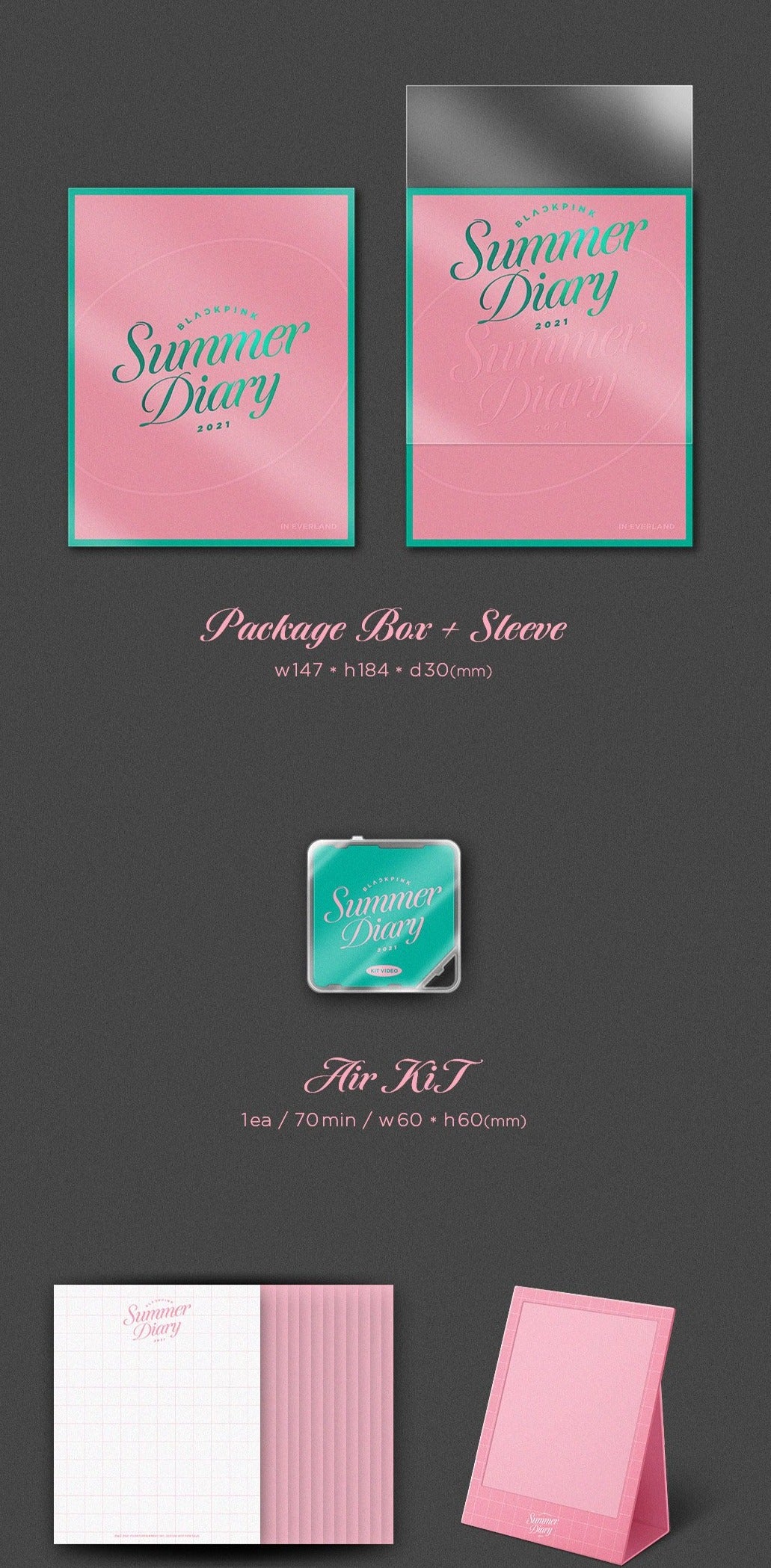 BLACKPINK Official 2021 Summer Diary – Kpop Omo