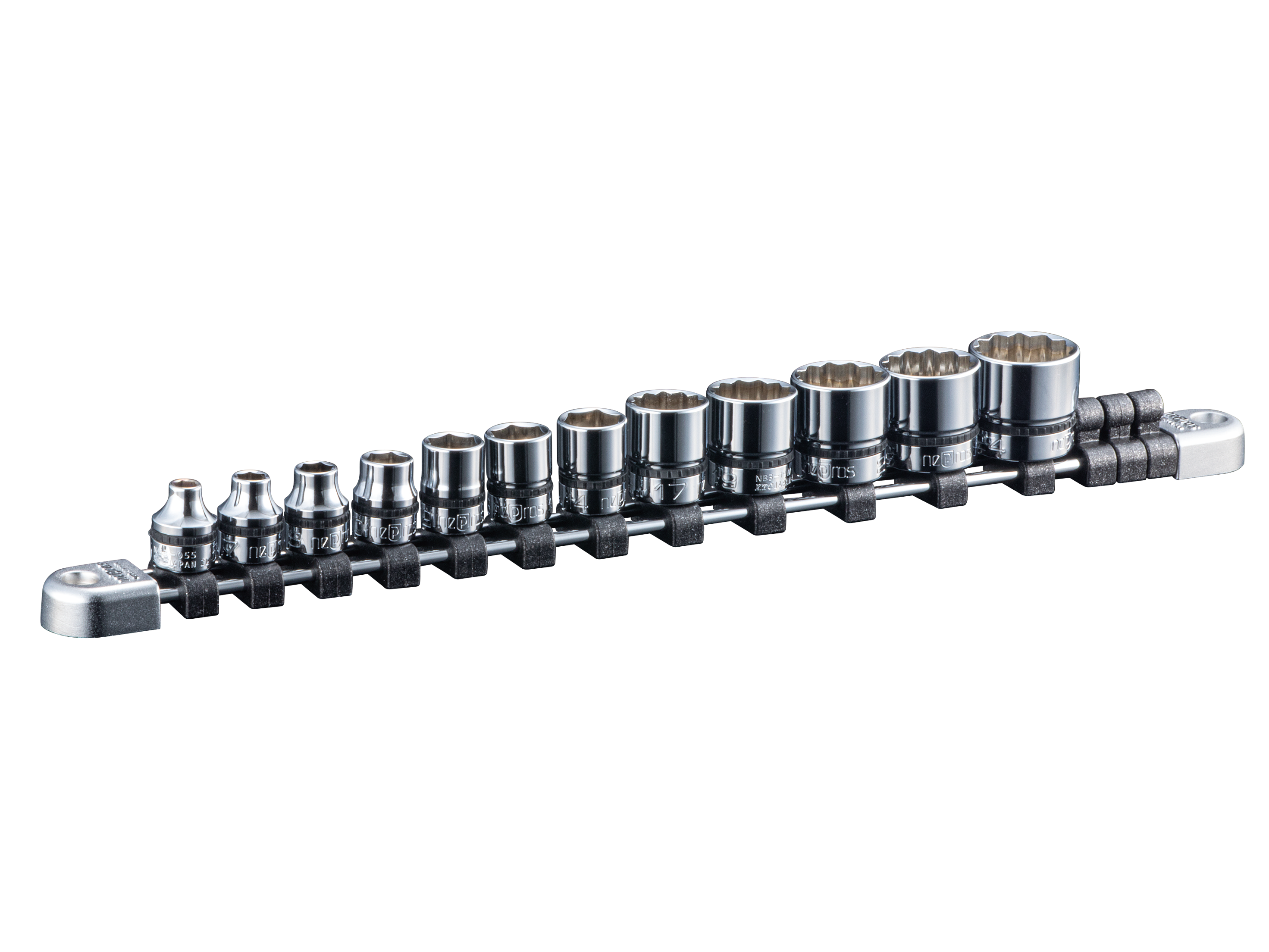 ネプロス 9.5sq.ソケットセット（六角・十二角）[12コ組] | KTC