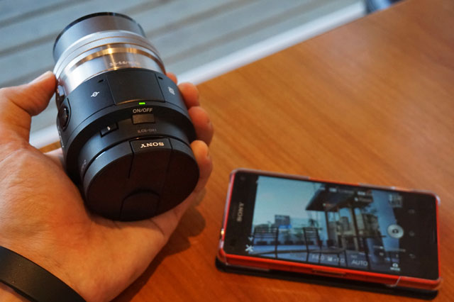 レンズスタイルカメラQX1とレンズを持って出かけて撮影してみたよ