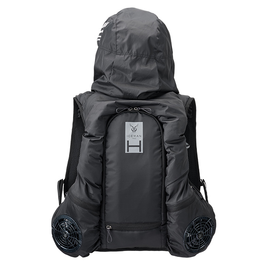 山真 水冷服 アイスマンベスト・プロ ハイブリッド ICMPH-BLV-SET