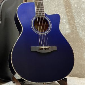 エレクトリックアコースティックギター、青 系のアコースティック