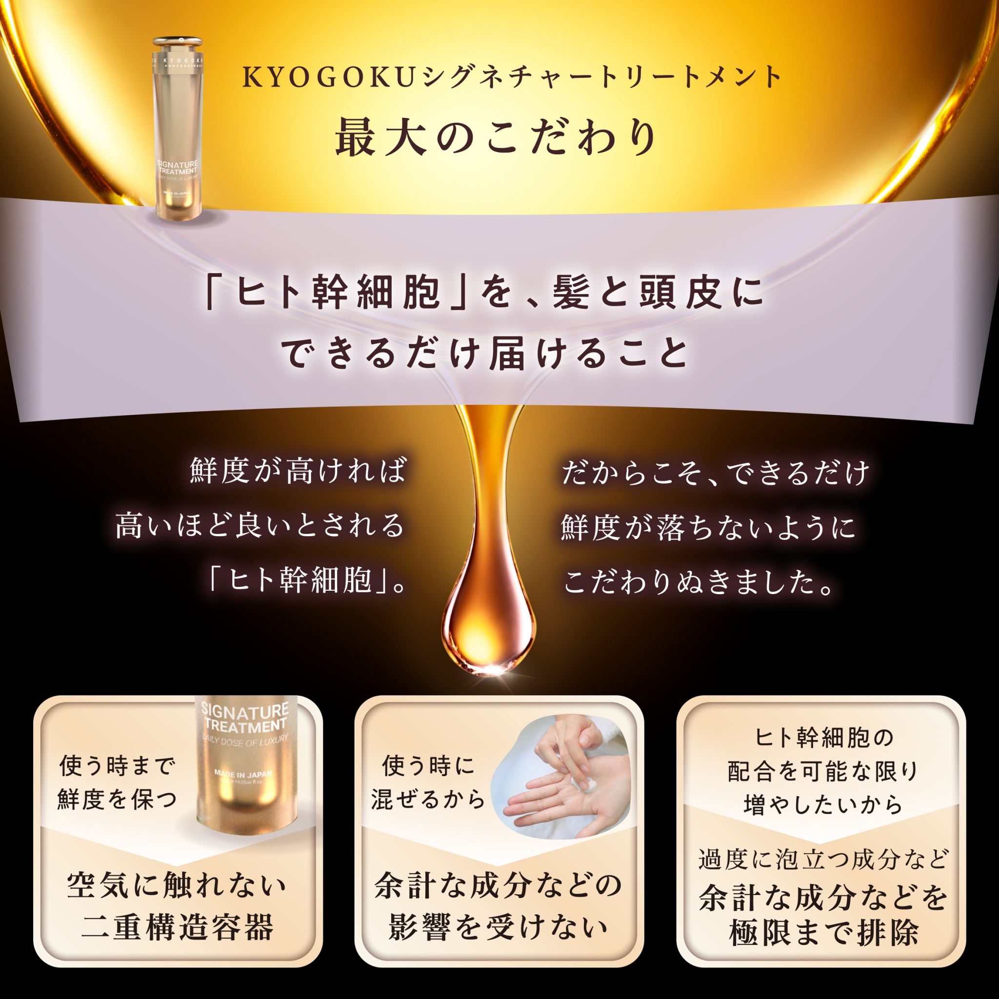 Kyogoku Professional / KYOGOKUシグネチャートリートメント120ml 天然