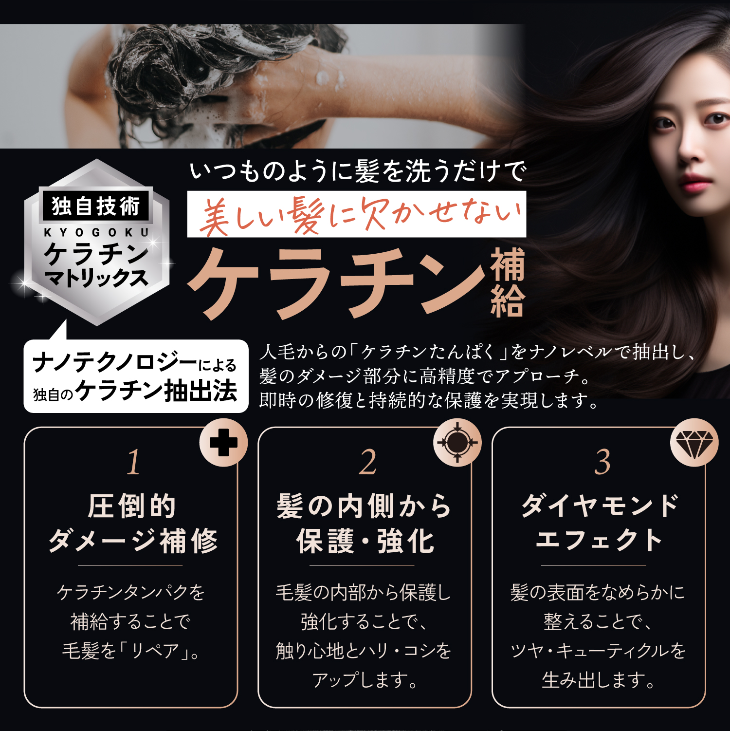 Kyogoku Professional / KYOGOKU ケラチンシャンプー ノンシリコン