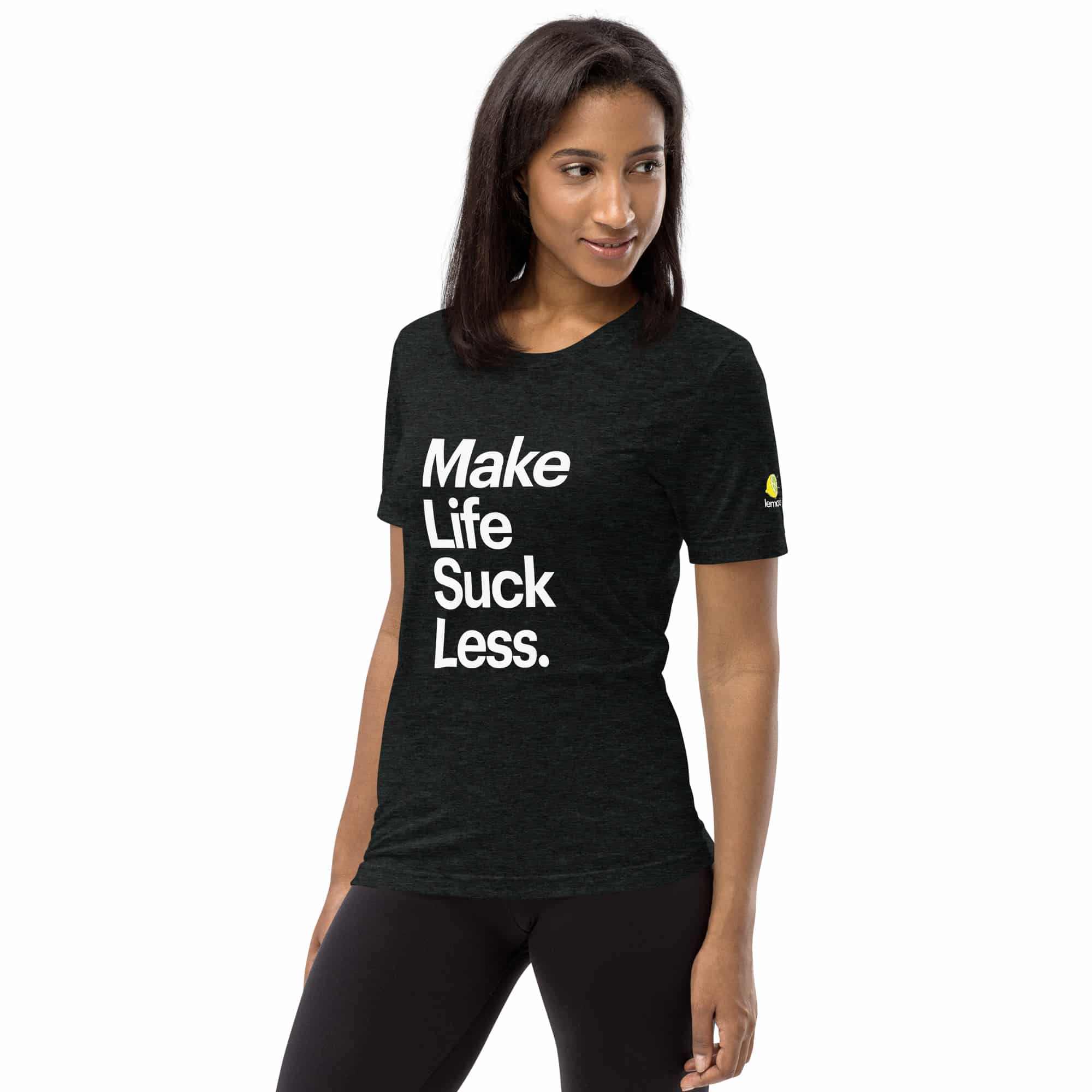 Make Life Suck Less™ Short Sleeve T-shirt | Lemonada Media