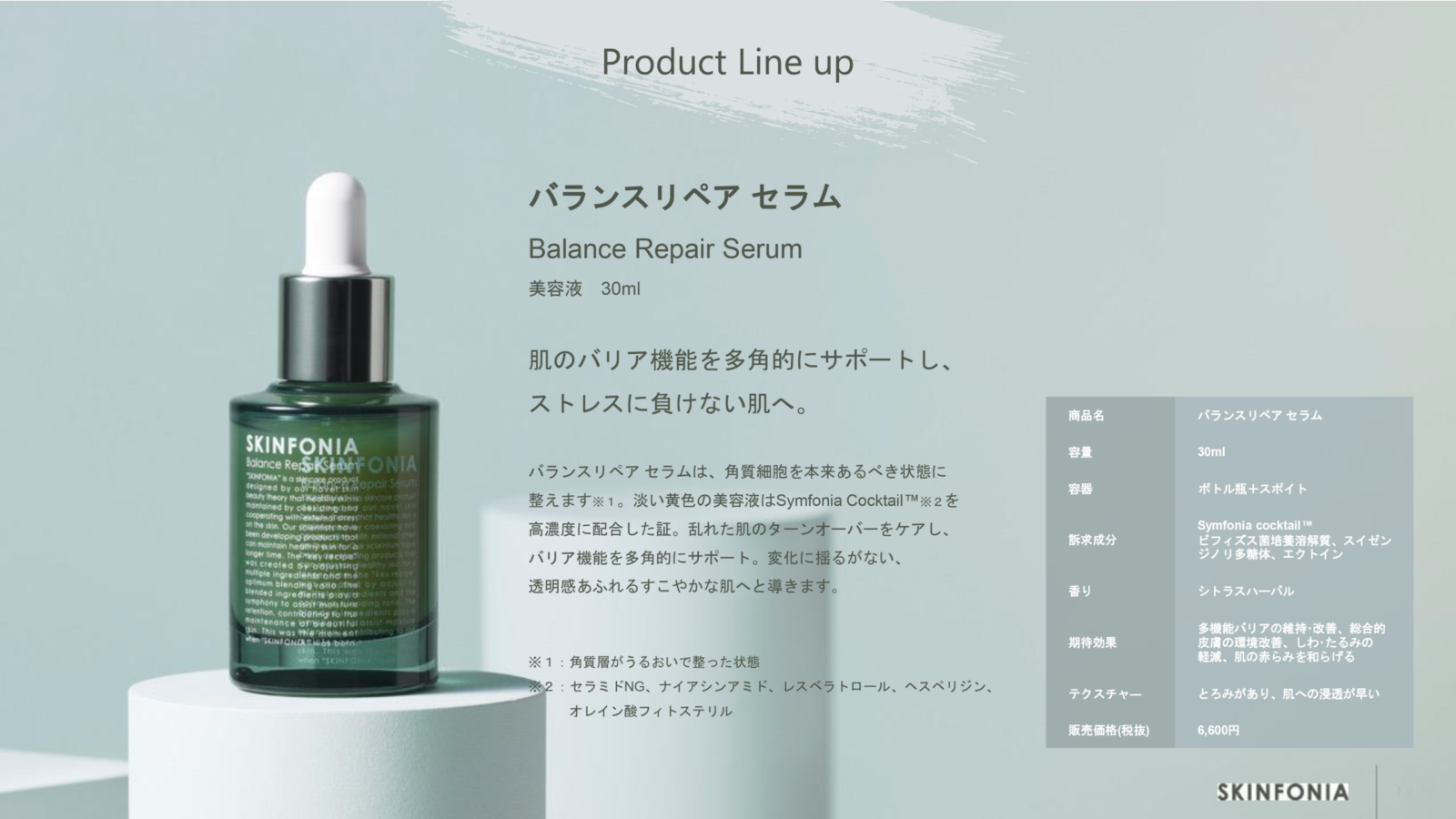 SKINFONIA バランスリペアセラム (Balance Repair Serum) | レティシア