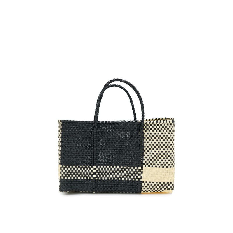 MERCADO BAG - CROSS LINE - Cream / Black (M) | Letra｜レトラ公式通販
