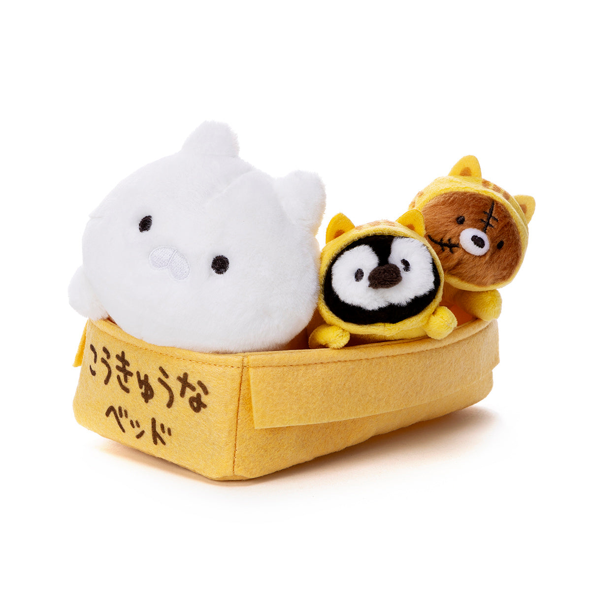 ぬいぐるみセット(ねこのしゅうかいじょ) ねこぺん日和 – LINE FRIENDS