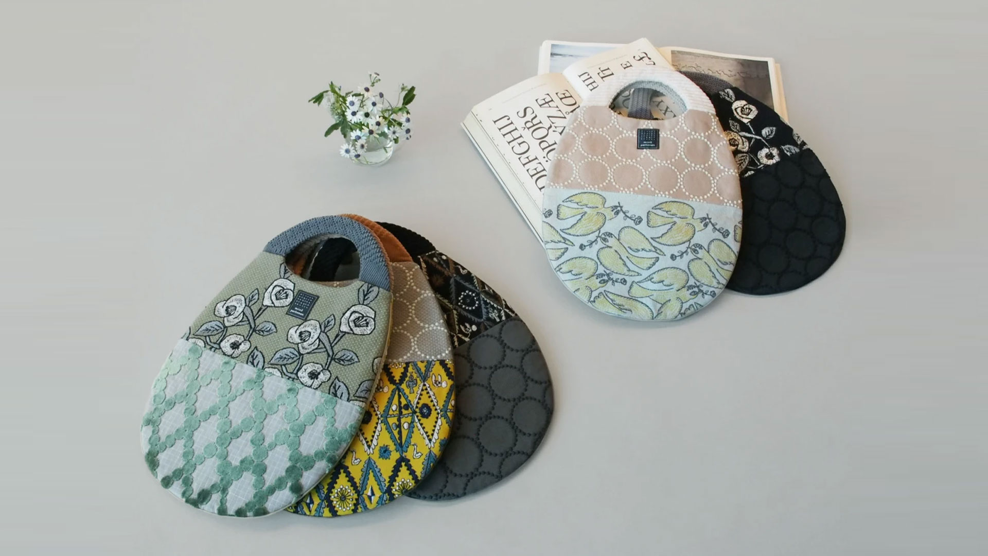 ミナペルホネンから新作「エッグバッグ」が登場！カケラを組み合わせた