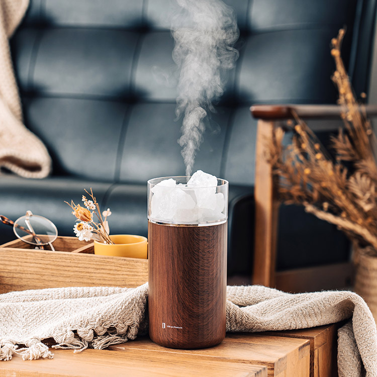 アロマストーンコードレス加湿器 ライト機能付 LCAHF002 | Life on