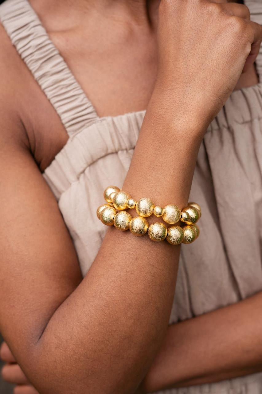 Georgia by Lisi Lerch | Gold Beaded Statement Bracelet