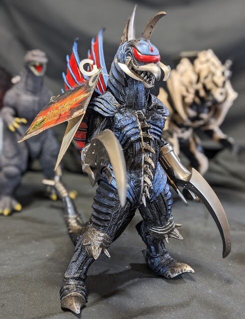 FWゴジラ・ガイガン・モンスターX（バンダイ）タグ付ソフビフィギュア
