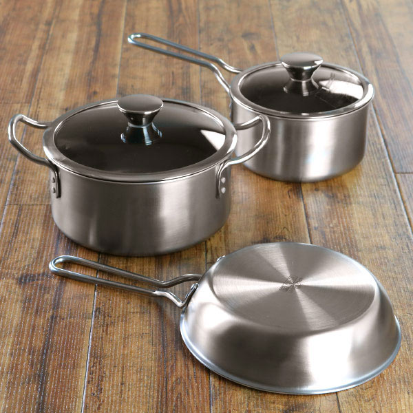 フライパン&鍋5点セット IH対応 蓋付き ユミックプレミアムセット