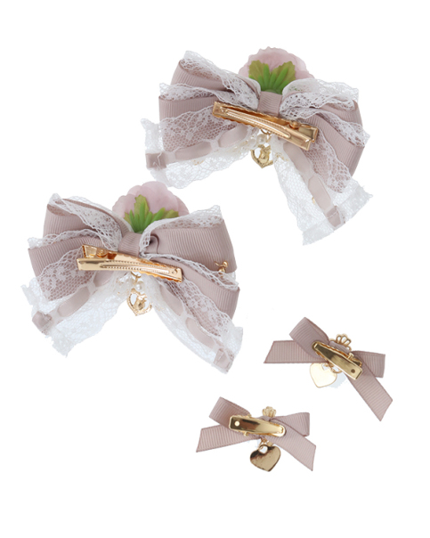 ローズリボン4つセットクリップ ｜ LIZ LISA（リズリサ）公式通販