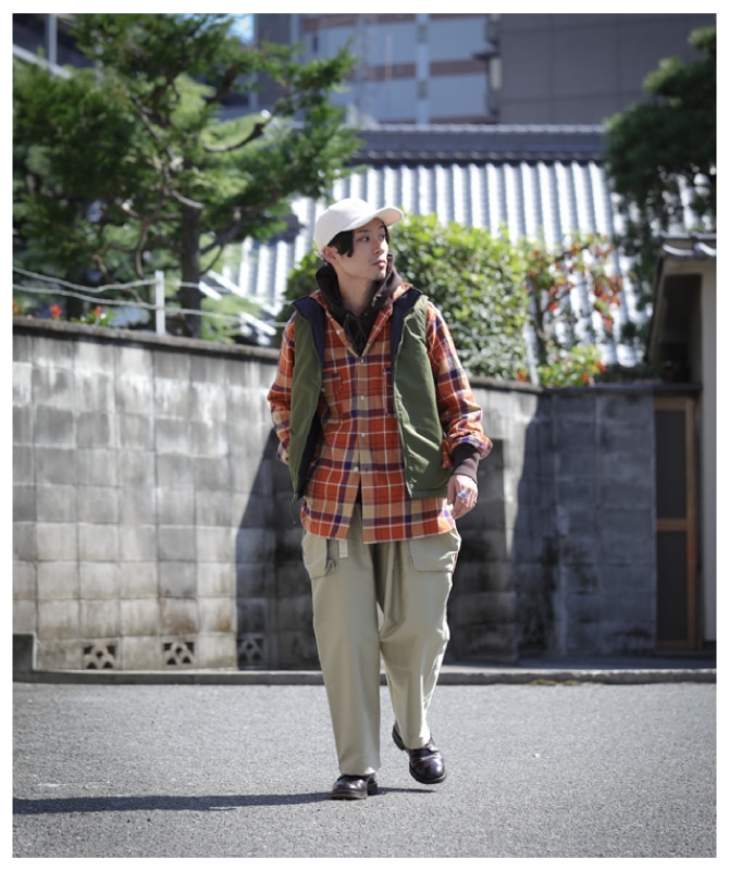 On The Street no.15 / 別注 High Mock Vest