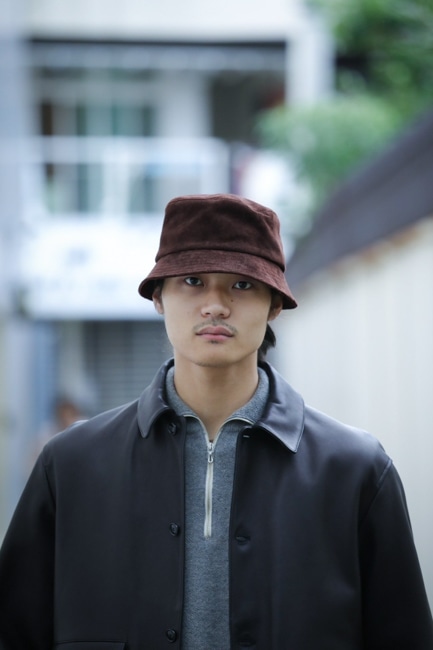KIJIMA TAKAYUKI[キジマタカユキ] Calf Suede Bucket Hat