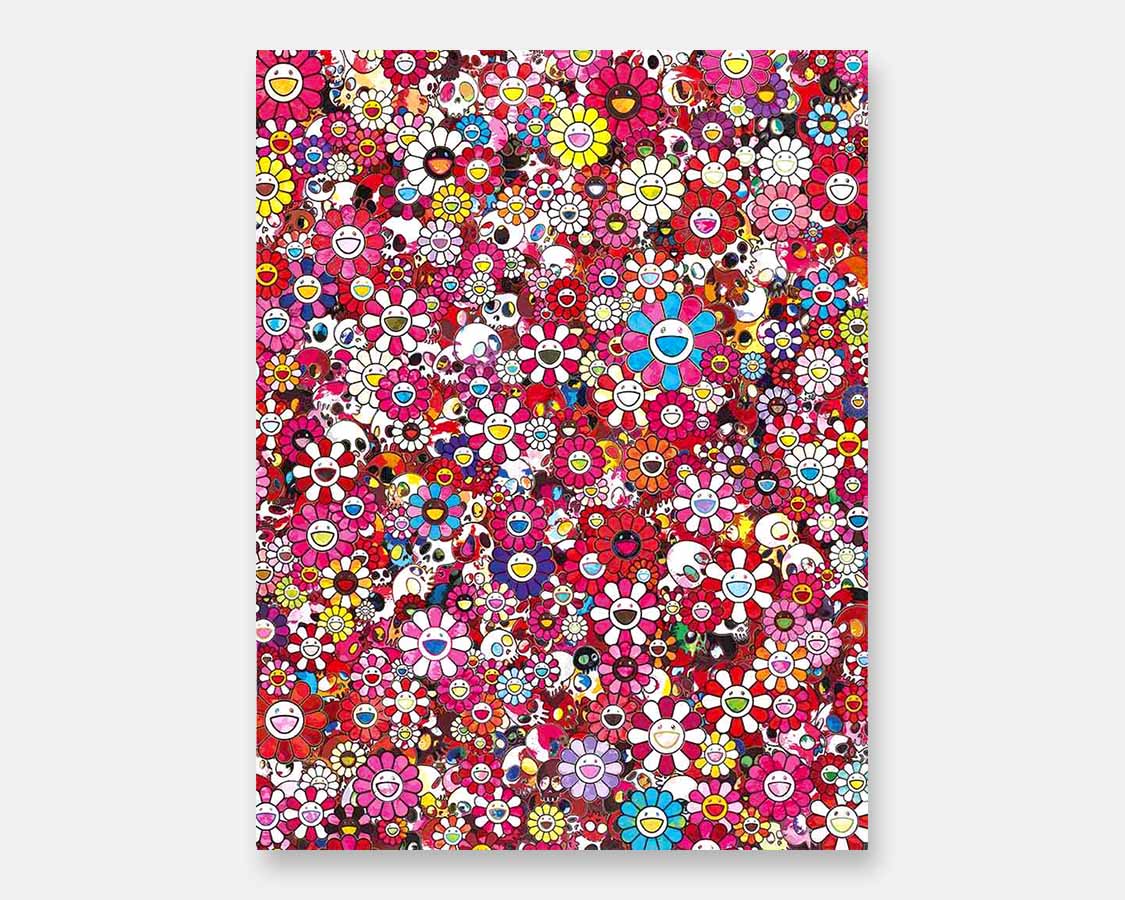 Takashi Murakami, Skulls & Flowers Blue, 2016 - 高士畫廊 Loftyart