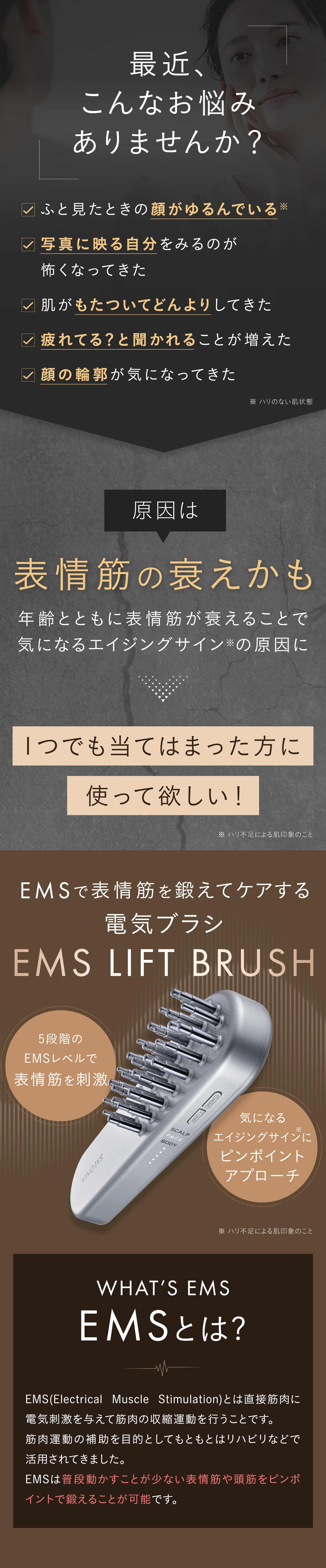 SALONIA EMSリフトブラシ | サロニア(SALONIA)公式通販サイト