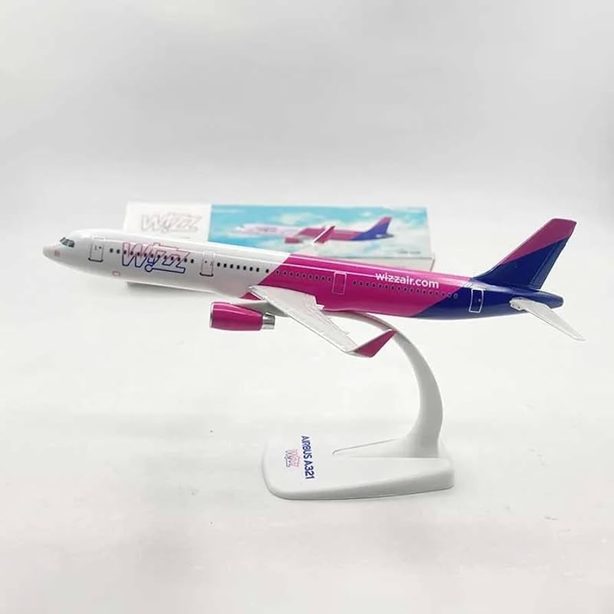 Amazon.com: ANDSYYDS 1/200 Scale WIZZ AIR A321 Airplane Model A320