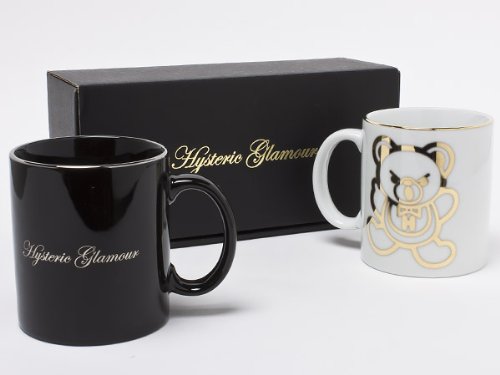 Amazon.co.jp: ヒステリックグラマー ファックベア ペアマグカップ