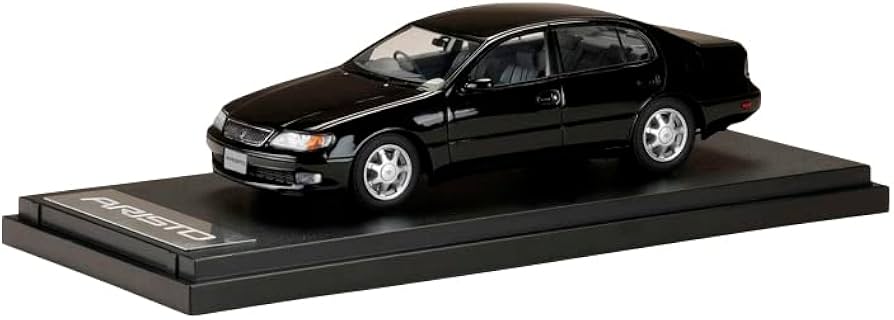 Amazon | 1/43 トヨタ アリスト 3.0V (JZS147) ブラック | ミニカー