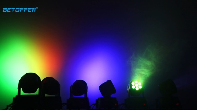 Amazon.co.jp: BETOPPER LEDムービングライト舞台照明7x8W RGBW DMX512