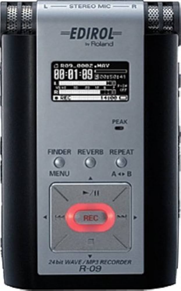 Amazon | Roland 24bit WAVE/MP3 RECORDER R-09 | ポータブル