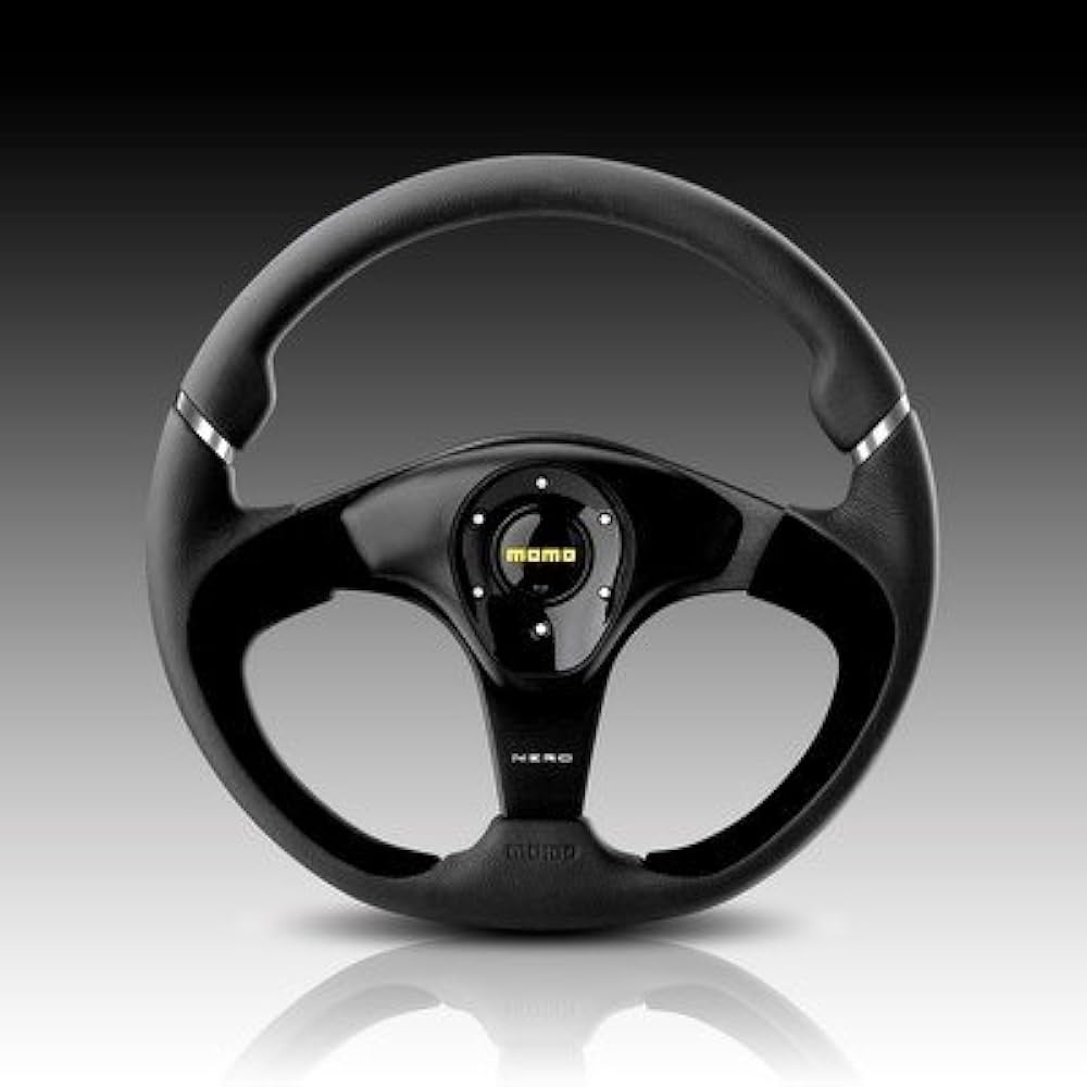 Amazon.com: MOMO Motorsport Nero Street Steering Wheel Black