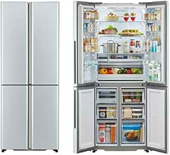 Amazon | アクア AQR-TZ42K(S) 4ドア冷蔵庫 (420L・フレンチドア