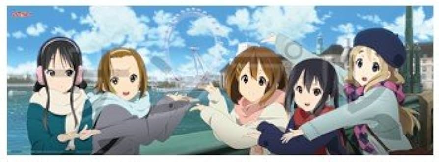 Amazon.co.jp: 映画 けいおん パノラマポスター【ロンドン！】 唯 澪