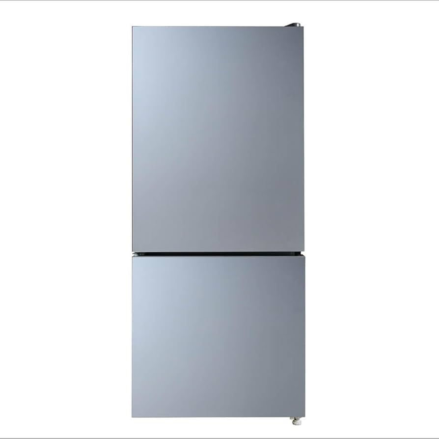 Amazon | TOHOTAIYO 2ドア 冷凍冷蔵庫 117L ガラスドア シルバー TH