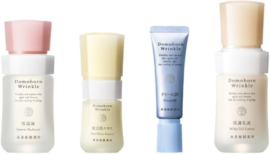Amazon.co.jp: ドモホルンリンクル 基本4点ハーフセット 保湿液 美活肌