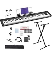 Amazon | Starfavor電子ピアノ 88鍵盤 セミウェイテッドキーボード