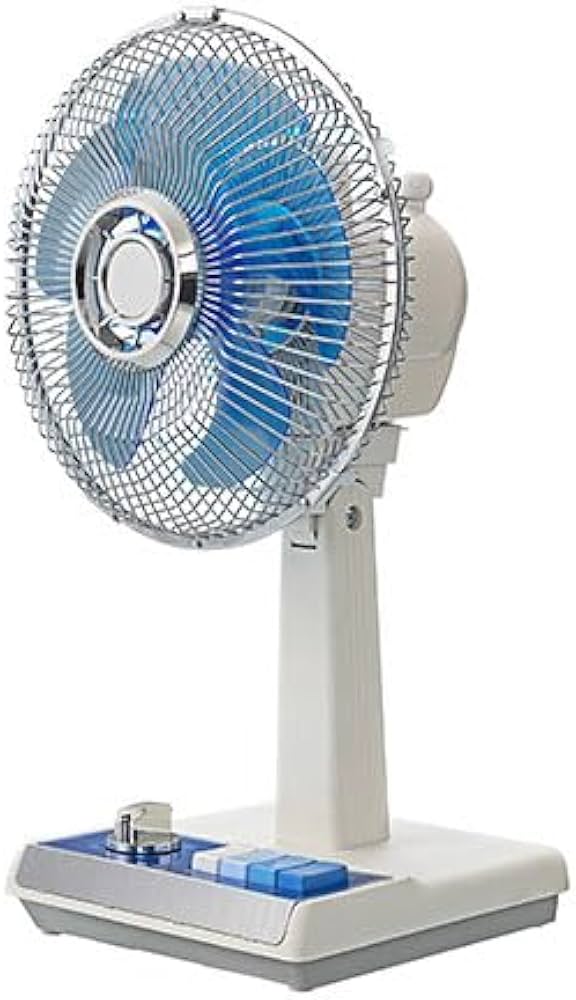 Amazon | KLF-2045/A [レトロデザインミニ扇風機 ブルー] | コイズミ