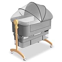 Amazon.co.jp: 【2025年新モデル】ベビーベッド 添い寝ベッド ゆりかご