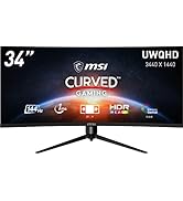 Amazon.co.jp: MSI ゲーミングモニター ウルトラワイド 34インチ 湾曲