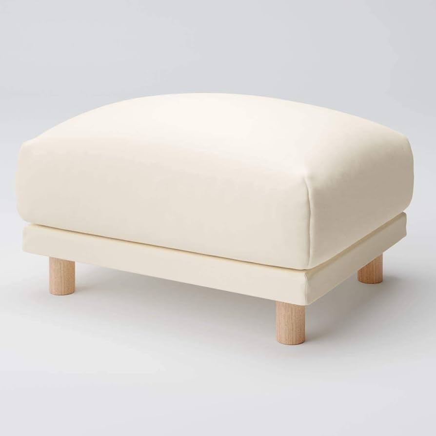 Amazon.co.jp: 無印良品 ソファ用オットマン(カバー、脚別売) フェザー