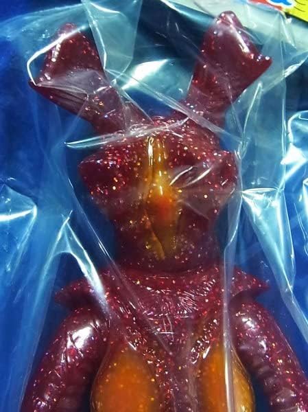 マルサン ゼットン 350 クリアレッド ラメ ソフビ フィギュアマルサン