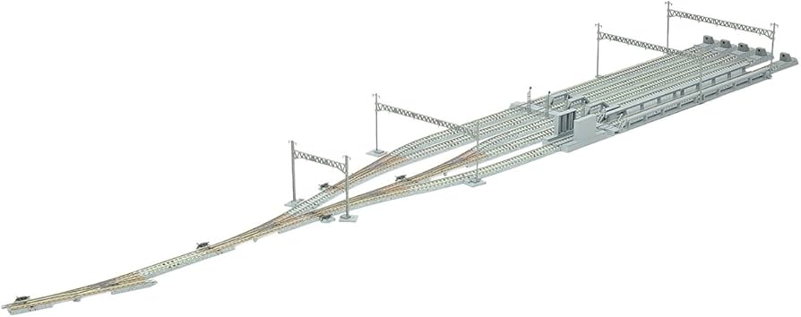 Amazon | TOMIX Nゲージ 車両基地レールセット 91016 鉄道模型 用品 銀
