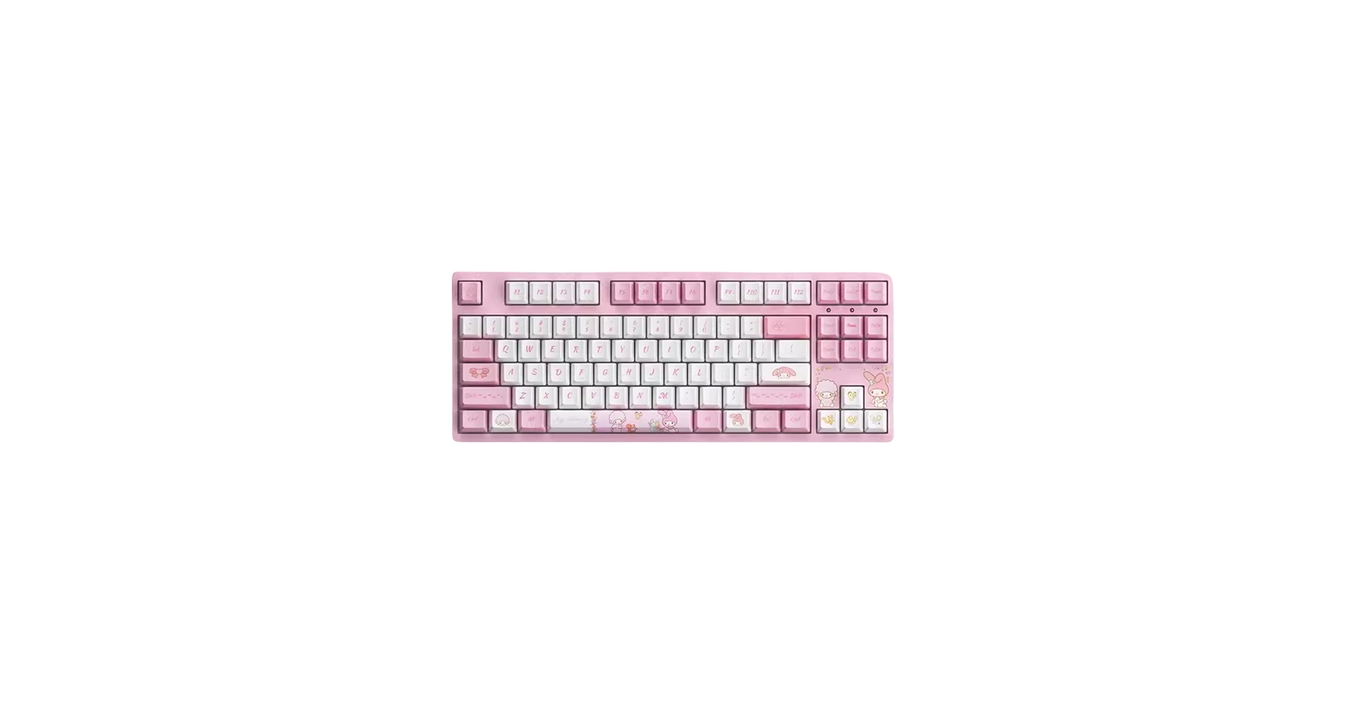 Amazon.co.jp: FSQCY マイメロディ キャラクター キーボード 87キー
