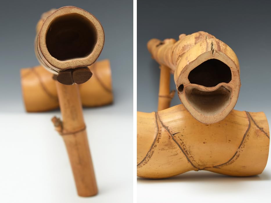 Amazon.co.jp: 時代寿泉(造)亀甲竹結界全長85㎝古材天然木茶道具仕切り