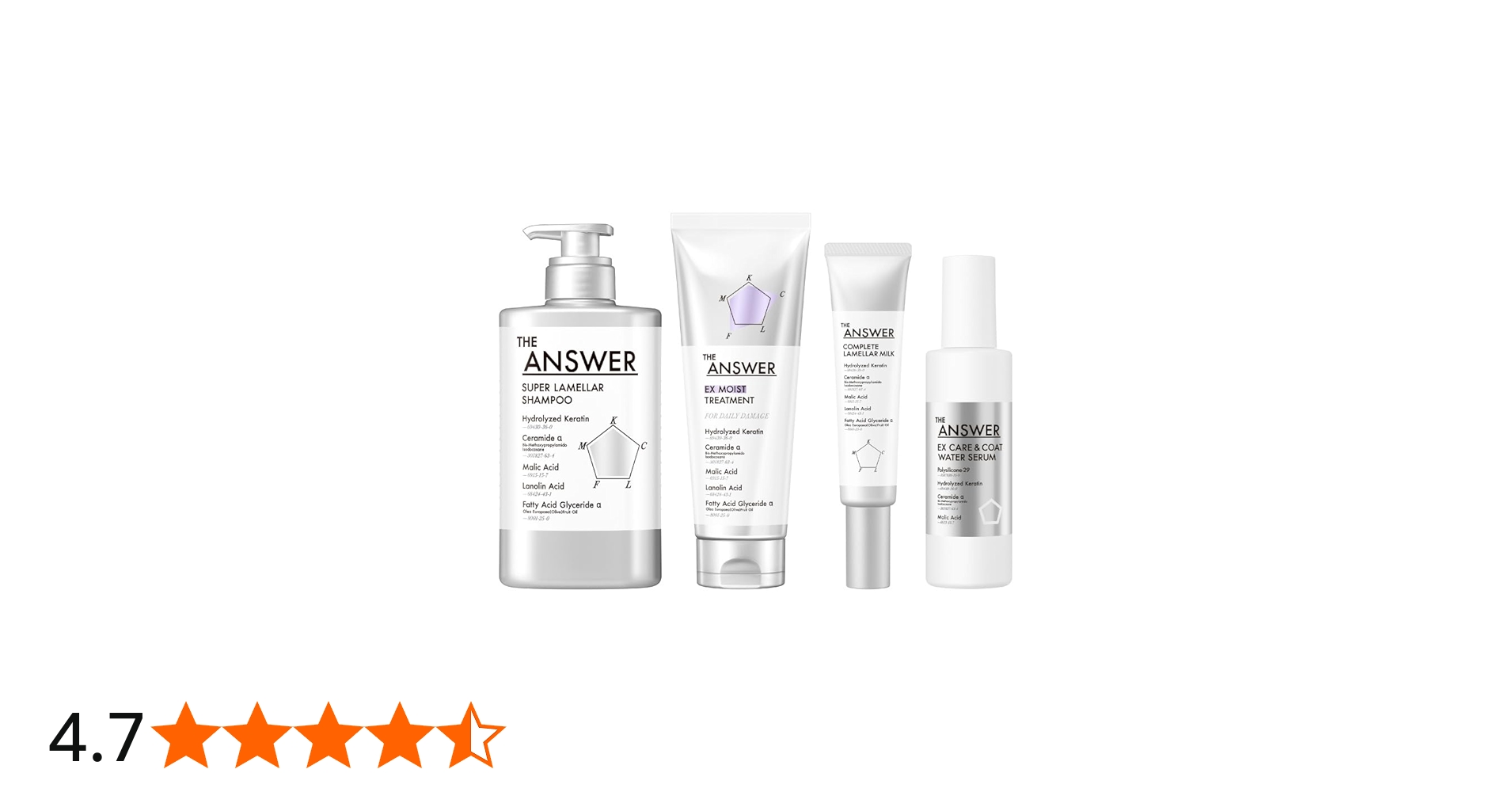 Amazon | 【THE ANSWER】ジアンサー 4品セット (シャンプー