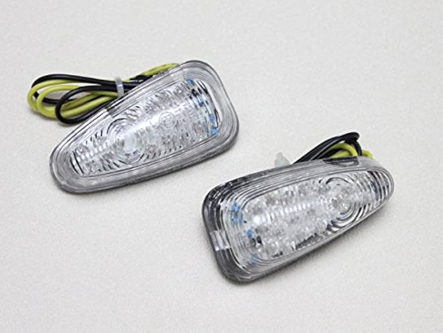 Amazon | LEDエアロウインカー クリアZX-12R ZX-6R ZRX1200 GPZ900R